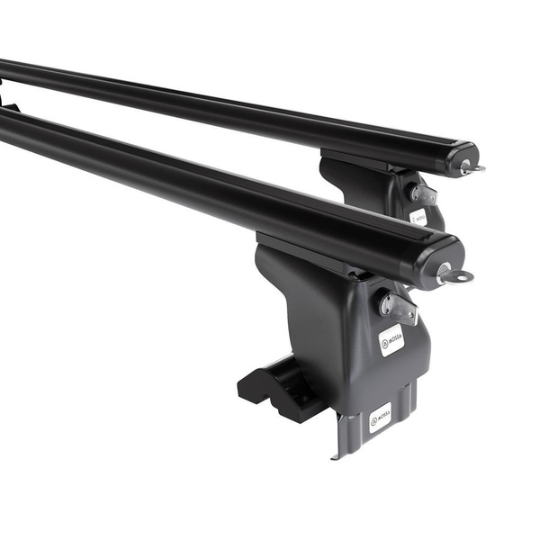 Aluminium-Dachträger für Ford Focus mk I (1998-2004) - schwarz Dachträger Dachgepäckträger - ohne Montagelemente