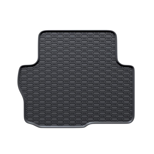 Gummifußmatten Auto für Volkswagen Sharan II Van (2010-2022) - Gummimatten Gummi Fußmatten - schwarz - 4 Stk.
