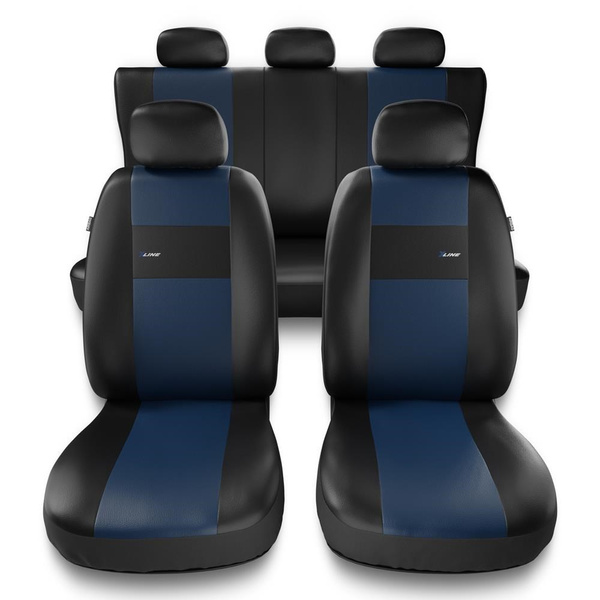 Universal Sitzbezüge Auto für Renault Kangoo I, II, III (1997-....) - Autositzbezüge Schonbezüge für Autositze - XL-BL