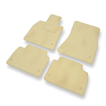 Fußmatten Auto für Lexus GS III Limousine (2004-2012) - Premium Velours beige Au