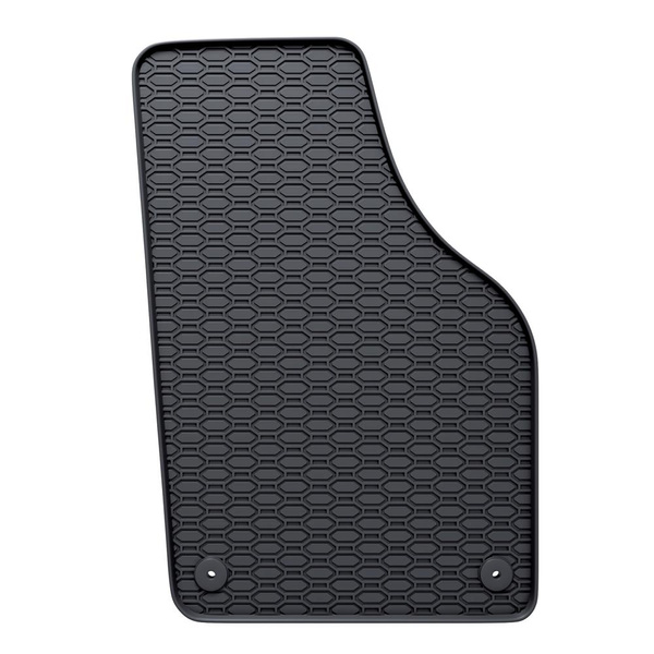 Gummifußmatten Auto für Volkswagen Tiguan I SUV (2007-2015) - Gummimatten Gummi Fußmatten - schwarz - 4 Stk.