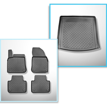 Set Kofferraumschale und angepasste Autoteppiche TPE für: Volkswagen Touareg III