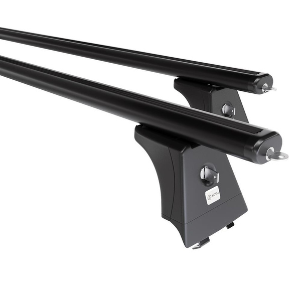 Aluminium-Dachträger für Hyundai i40 (2011-2018) - schwarz Dachträger Dachgepäckträger - integrierte Relinge