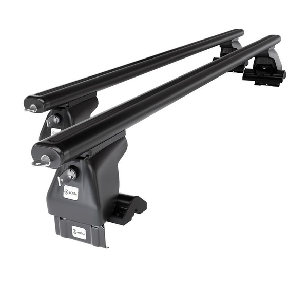 Aluminium-Dachträger für Kia Rio mk I (2000-2005) - schwarz Dachträger Dachgepäckträger - ohne Montagelemente