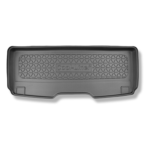 Kofferraumwanne für Volkswagen Multivan T7 Van (10.2021-....) - Kofferraummatte rutschfest Schutzmatte - kürzer Radstand; hinter der 3. Sitzreihe; auch für die eHybrid PHEV-Version