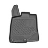 TPE Fußmatten Auto für Opel Grandland II Hybrid (mild hybrid) SUV (10.2024-....) - schwarz Automatten Autoteppiche - ohne dritte Sitzreihe