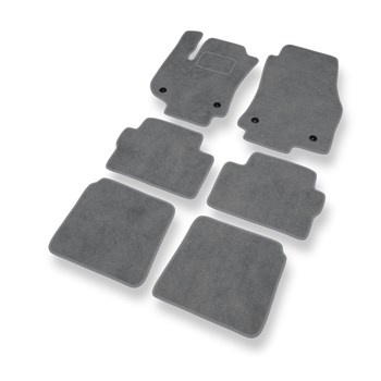 Fußmatten Auto für Opel Zafira B MPV (2005-2012) - Premium Velours graue Automat