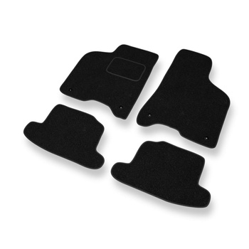 Fußmatten Auto für Volkswagen Lupo I Hatchback (1998-2005) - schwarze Automatten