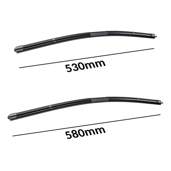 Vordere Scheibenwischer für Smart Fortwo II Hatchback, Cabriolet (04.2007-2014) - Wischerblätter Flach