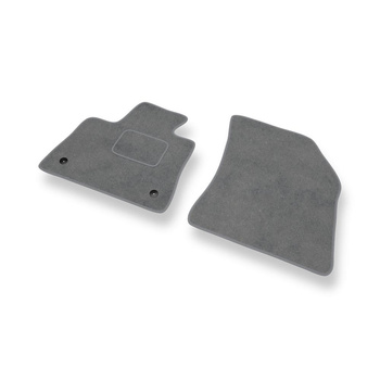 Fußmatten Auto für Peugeot 3008 II SUV (2016-2024) - Premium Velours graue Autom