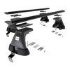 Aluminium-Dachträger für Volvo S90 II (2016-....) - schwarz Dachträger Dachgepäckträger - ohne Montagelemente