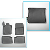 Set Kofferraumschale und angepasste Autoteppiche TPE für: Jeep Grand Cherokee IV WK2 SUV (07.2013-11.2020)