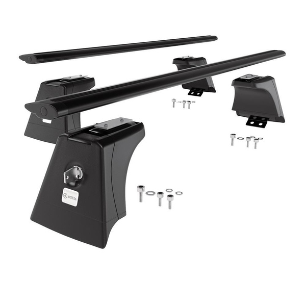 Aluminium-Dachträger für Suzuki Across (2021-....) - schwarz Dachträger Dachgepäckträger - integrierte Relinge