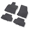 Gummifußmatten Auto für Seat Ateca SUV (2016-....) - Gummimatten Gummi Fußmatten - schwarz - 4 Stk.