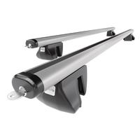 Aluminium-Dachträger für Skoda Roomster (2007-2015) - silbern Dachträger Dachgepäckträger - Reling