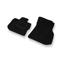 Fußmatten Auto für BMW X3 SAV (2018-2024) - Premium Velours schwarze Automatten Autoteppiche
