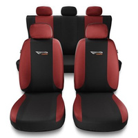 Universal Sitzbezüge Auto für Seat Cordoba I, II (1993-2009) - Autositzbezüge Schonbezüge für Autositze - TG-RD