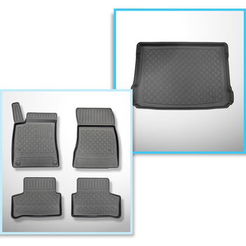 Set Kofferraumschale und angepasste Autoteppiche TPE für: Mercedes-Benz GLA H247