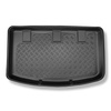 Kofferraumwanne für Kia Rio III UB Hatchback (08.2011-01.2017) - Kofferraummatte rutschfest Schutzmatte - erhoehte Ladeflaeche; XL mit Staufach