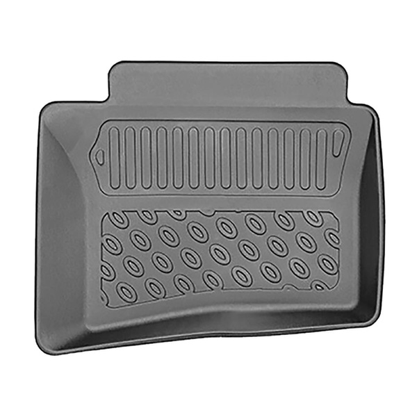 Set Kofferraumschale und angepasste Autoteppiche TPE für: Hyundai i20 III BC3 Hatchback (10.2020-....) - oberer Kofferraum (für Multiboden);doppelter Kofferraumboden in der oberen Position;auch für Hybride;mit Soundsystem