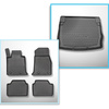 Set Kofferraumschale und angepasste Autoteppiche TPE für: BMW 1er F20 Hatchback (10.2011-06.2019)
