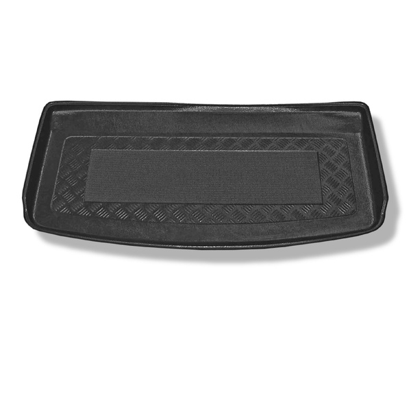 Kofferraumwanne für Ford S-Max I MPV (05.2006-08.2015) - Kofferraummatte rutschfest Schutzmatte - 7 Sitze; 3. Reihe aufgestellt (hinter der 3. Sitzreihe)