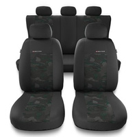 Universal Sitzbezüge Auto für Audi A4 B5, B6, B7, B8, B9 (1995-2024) - Autositzbezüge Schonbezüge für Autositze - UNE-GR