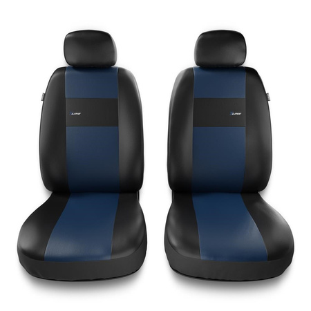 Universal Sitzbezüge Auto für Skoda Roomster (2006-2015) - Vordersitze Autositzbezüge Schonbezüge - 2XL-BL