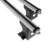 Aluminium-Dachträger für Volkswagen Transporter T5 (2003-2009) - silbern Dachträger Dachgepäckträger - T-profil