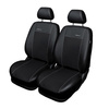 Maßgeschneiderte Sitzbezüge Auto für Volkswagen Caddy III Cargo (2004-2015) - Autositzbezüge Schonbezüge für Autositze - nur vordere Sitze - schwarz