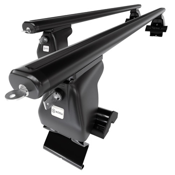 Aluminium-Dachträger für Nissan Almera mk II (2000-2006) - schwarz Dachträger Da