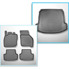 Set Kofferraumschale und angepasste Autoteppiche TPE für: Audi A3 8Y Limousine (04.2020-....)