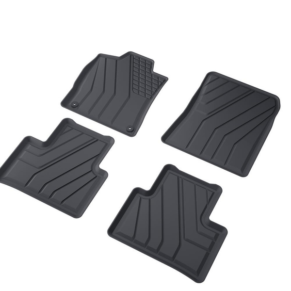 TPE Fußmatten Auto für Opel Astra L Sports Tourer (2021-....) - schwarz Automatten Autoteppiche - nicht fuer Hybrid