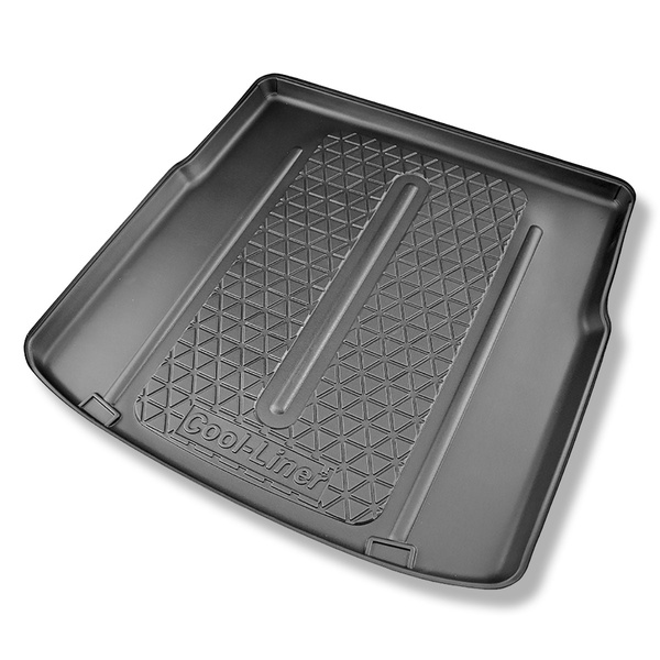 Kofferraumwanne für Toyota Corolla XII E210 Touring Sports (03.2019-....) - Kofferraummatte rutschfest Schutzmatte - Ladeboden oben (gerade Ladefläche); Varioboden im hoechsten Ebene; auch für Hybriden