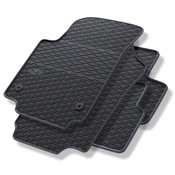 Gummifußmatten Auto für Volkswagen up! (2011-2023) - Gummimatten Gummi Fußmatten - schwarze