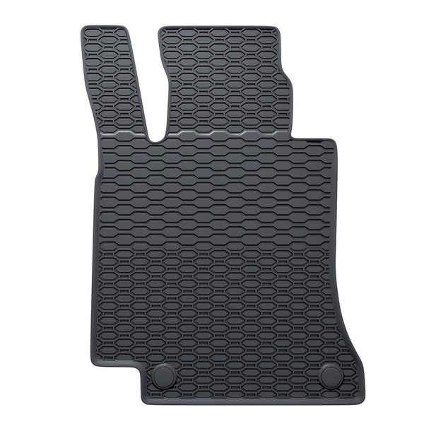 Gummifußmatten Auto für Mercedes-Benz C Klasse W205 (2013-2021) - schwarz Gummimatten Gummi Fußmatten