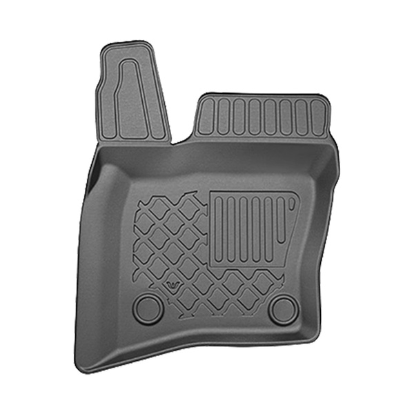 TPE Fußmatten Auto für Land Rover Defender 110, 130 (L663) SUV (01.2020-....) - schwarz Automatten Autoteppiche - 7 Sitze