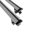 Aluminium-Dachträger für Renault Megane IV (2016-....) - silbern Dachträger Dachgepäckträger - integrierte Relinge