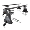 Stahl-Dachträger für Renault Clio mk IV (2013-2019) - schwarz Dachträger Dachgepäckträger - ohne Montagelemente