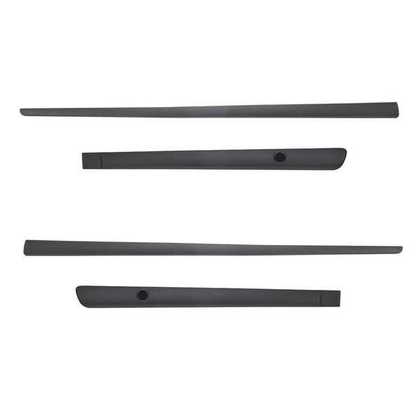 Schwarze Auto Seitenschutzleisten Alfa Romeo 147 Hatchback (2000-2010) - (Länge: 984mm; 670mm)