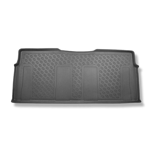 TPE Fußmatten Auto für Mercedes-Benz EQV 300 Van (10.2020-....) - schwarz Automatten Autoteppiche - alle Ausstattungsvariante; ohne dritte Sitzreihe; Vorderteil muss abgeschnitten werden