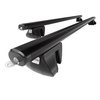 Aluminium-Dachträger für Ssangyong Musso (1996-2005) - schwarz Dachträger Dachgepäckträger - reling