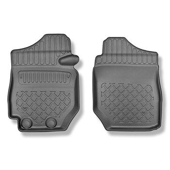 TPE Fußmatten Auto für Suzuki Jimny II GJ SUV (10.2018-....) - schwarz Automatten Autoteppiche - 2 Sitze; auch für die Pro-Version; mit Schaltgetriebe