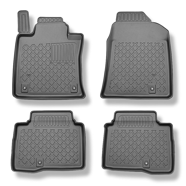 TPE Fußmatten Auto für KGM Torres SUV (2025-....) - schwarz Automatten Autoteppiche - nicht für die elektrische Version