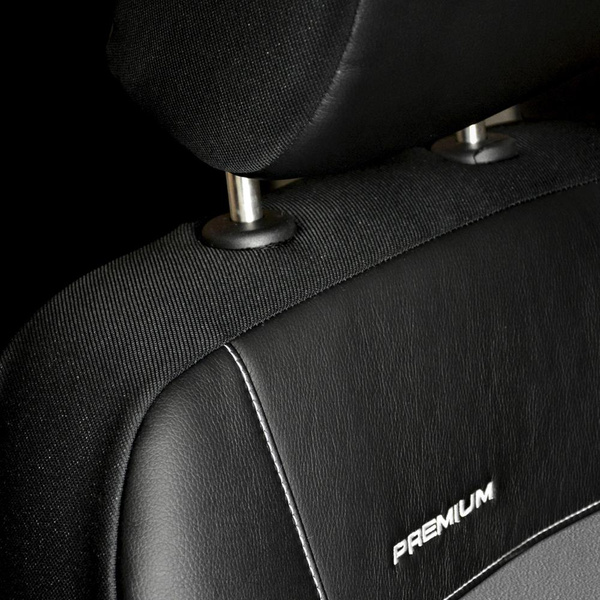 Maßgeschneiderte Sitzbezüge Auto für Peugeot 108 Hatchback (2014-2022) - Autositzbezüge Schonbezüge für Autositze - szary