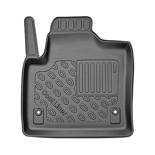 Set Kofferraumschale und angepasste Autoteppiche TPE für: Land Rover Discovery Sport L550 SUV (2019-....) - 5/7 Sitze;dritte Reihe zusammengeklappt;auch für Modelle mit Befestigungsschienen;rechte Nische entfernbar;auch Plug-in-Hybrid