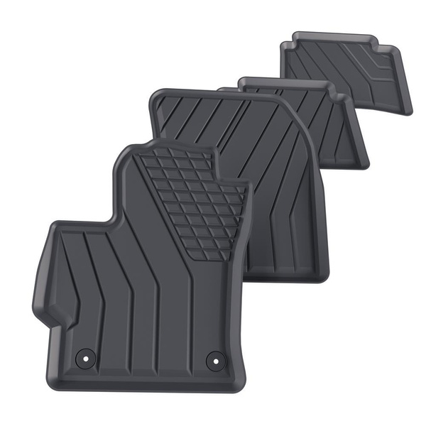 TPE Fußmatten Auto für Suzuki Swace Kombi (11.2020-....) - schwarz Automatten Autoteppiche