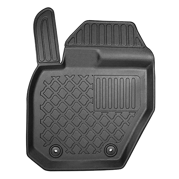 TPE Fußmatten Auto für Volvo S60 Limousine (06.2010-09.2018) - schwarz Automatten Autoteppiche - auch Cross Country