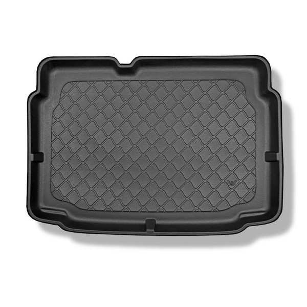Kofferraumwanne für Volkswagen Polo V 6R Hatchback (05.2009-09.2017) - Kofferraummatte rutschfest Schutzmatte - vertiefte Ladeflaeche