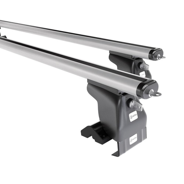 Aluminium-Dachträger für Volkswagen Jetta mk V (2005-2010) - silbern Dachträger Dachgepäckträger - ohne Montagelemente